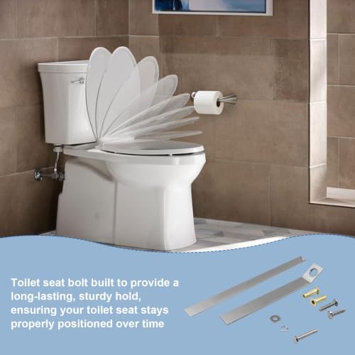 IUXLXHF bolt anchors for Kohler 84999 toilet seat anchor kit, replacement hardware set