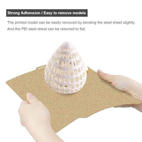 For Anycubic Kobra 3 Printing Plate PEI Double Sided Flexible Building Plate 256x268mm Removable Heated Bed Mat for Anycubic Kobra 3/Kobra 3 Combo Ace Pro 3D Printer