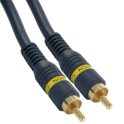 [Australia - AusPower] - Steren 254-125BL 25-Feet RCA-RCA Plug Python Gold Cable 25 Feet 1-Male to 1-Male 