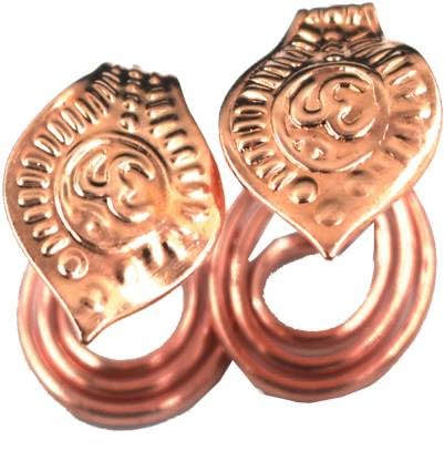 Copper Nag Nagin Shiv Bhagwan Pooja, Nag panchami Pooja,Snake Pair, Metal Nag Nagin Joda, Metal Naag Nagin Joda for Kaal Sarp Dosha Decorative Showpiece - 1.5 cm (Pair)