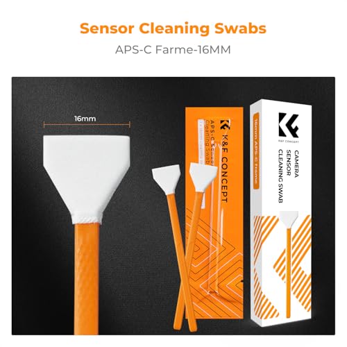K&F CONCEPT APS-C Frame Sensors Cleaning Swabs X6,for CCD and CMOS