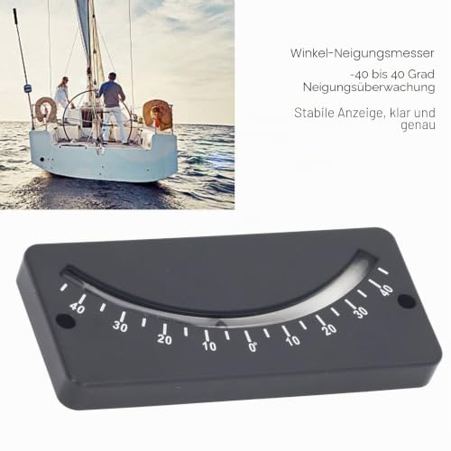 Inclinometer Analogue, -40 to 40 Degree Protractor Inclinometer Car with Damping Fluid, Pipe Inclinometer Slintmeter for Horizontal Micro Angle Measurement