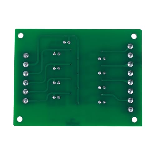 4 Channel Optocoupler Insulation Board, DST-1R4P-N 5V to 24V Optocoupler Insulation Module PLC Signal Converter Board for Signal Isolation, Single Chip Microcomputer