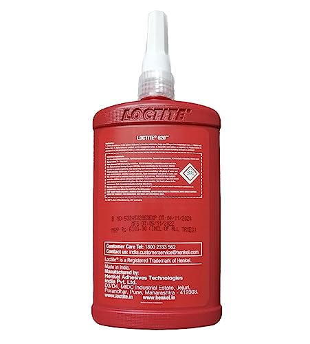 Henkel LOCTITE 620 retaining compound 250ml bottle for securing cylindrical components
