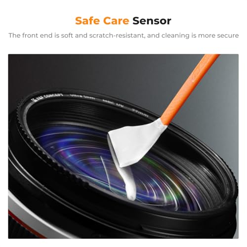 K&F CONCEPT 24mm Full Frame Sensor Cleaning Kit, with 20ML Sensor Cleaner