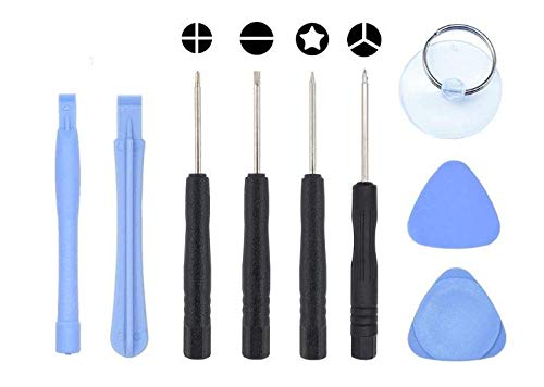 [Australia - AusPower] - 9in1 Screwdriver Tool Kit Repair Opening Pry Tools Set compatible with iPhone X/XR/XS/MAX / 8 / 7p / 7 /SE / 6s / 6s Plus / 6/6 Plus / 5S / 5 / 4S / 4 / 3G / iPod Touch 