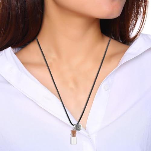 50 Sets Mustard Seed Faith Necklace for Women Mustard Seed Gift Bulk