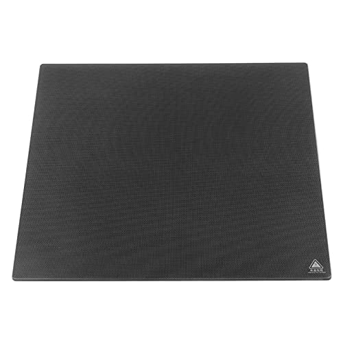 3D Printer Glass Bed, Professional Tempered 310x310mm Microporous Coated Build Surface for Strong Adhesion & Easy Removal Compatible with CR10 Series
