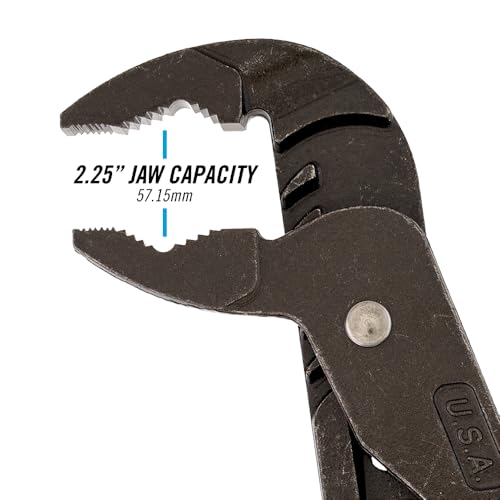 Channellock GL12 12.5-inch tongue-and-groove utility pliers with adjustable serrated jaws