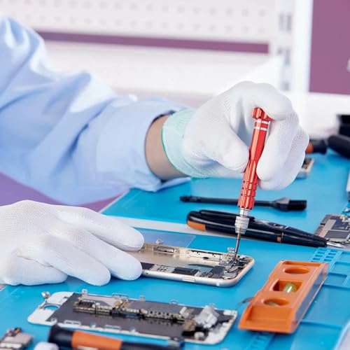 Soldering Mat, Antistatic Repair Mat, Extra Large 70 x 40 cm, Silicone Soldering Mat, 500°C, Heat Resistant, Robust, Work Mat, Silicone Mat, Soldering Pad for Electronics, Phone, Laptop, Repair (Blue)