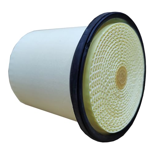 Generic 6.4163.0 air filter for air compressor parts, cylindrical filter housing shown against a white background