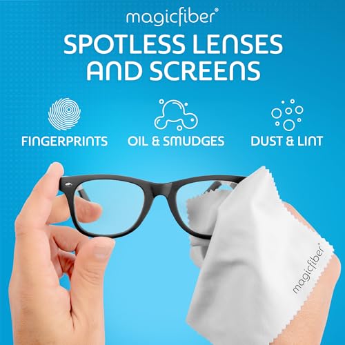 MagicFiber Microfiber Cleaning Cloth, Glasses Cleaner, Eyeglass Wipes, 30pk 30 PACK
