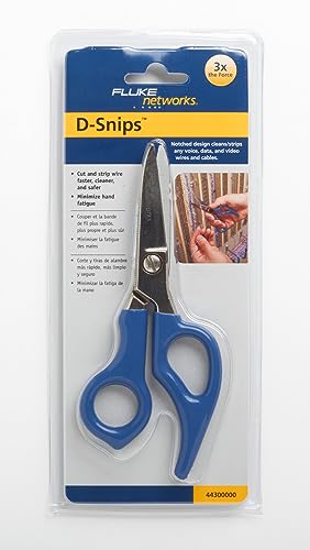 Fluke Networks 44300000 D-Snip cable scissors for network and cable testing