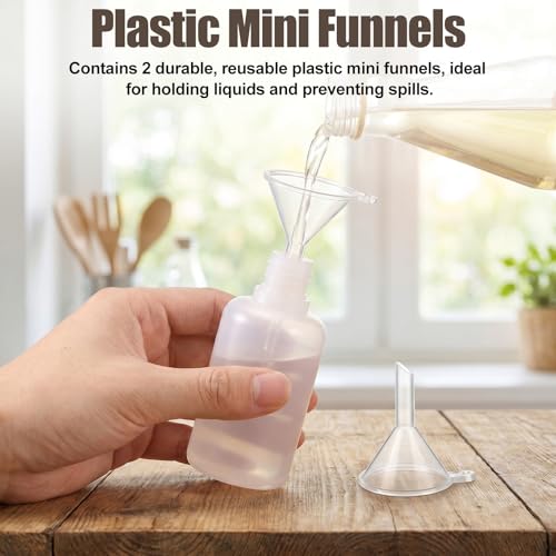 HaiFafafaing 30ml precision tip applicator bottle with mini funnels for adhesive dispensing