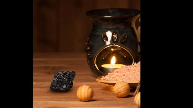 Prophecy Stone Crystal Prism: Natural Limonite Rough from Egypt, 25g-55g – Egyptian Desert Mineral Ore Specimen for Chakra, Crown, Meditation, Sleep Help, Witchcraft, Divination, Spiritual Home Decor