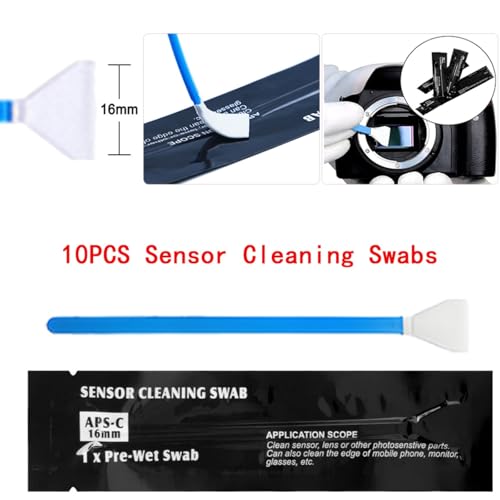 Professional Camera Cleaning Kit(38 pcs) - Including Lens Paper/Blower, APS-C Clean Swabs, Microfiber Cloths, Lens Pen, Clean Brush - DSLR Photography Accessories Lens Cleaning Kit Photographer Gifts