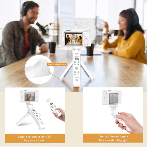 for Sony Tripod Wireless Shooting Grip with Shutter Release White for Sony