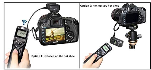 Pixel Timer Shutter Release TW283-N3 Wireless Remote Control for Canon 5D Mark III/ 5D Mark IV/ 5D 6D /7D Mark II/ 7D R5 R5C 50D 40D 30D D60 D30 1DX MARKII