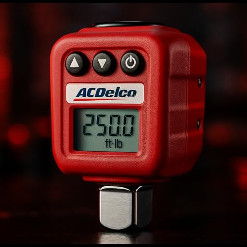 ACDelco ARM602-4A 1/2-inch digital torque adapter, 25–250 ft-lb range with LED and audible alerts
