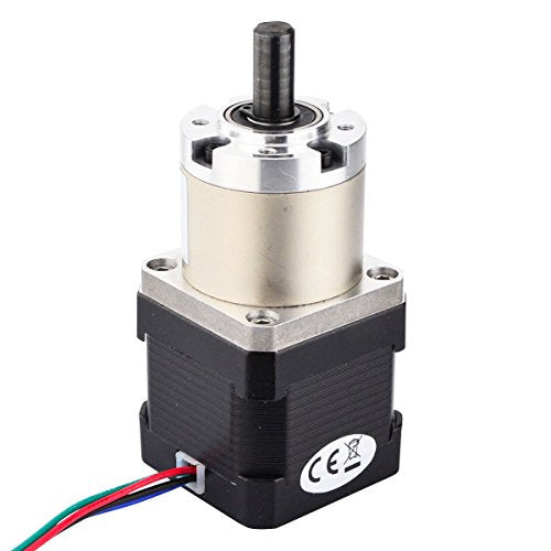 STEPPERONLINE 27:1 Planetary Gear Nema 17 Gear Motor 1.68A Stepper Motor for Craft CNC