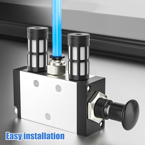 Pneumatic Silencer G 1/2 Pack of 8 | Compressed air silencer plastic air compressor exhaust industrial quality (G1/2) G1/2