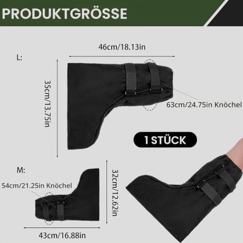 Medical Shoe Covers Boot Cover, Air Cam Walker Fracture Boots, Waterproof Fracture Boot Cover, Medical Orthopedic Boots for Broken Foot, Sprained Ankle (L) L