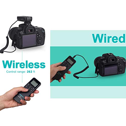 AODELAN Camera Intervalometer Wireless Shutter Release for Sony