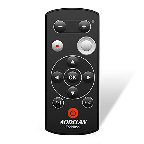 AODELAN Wireless Camera Remote Control Remote Shutter Release for Nikon Black Remote for Nikon