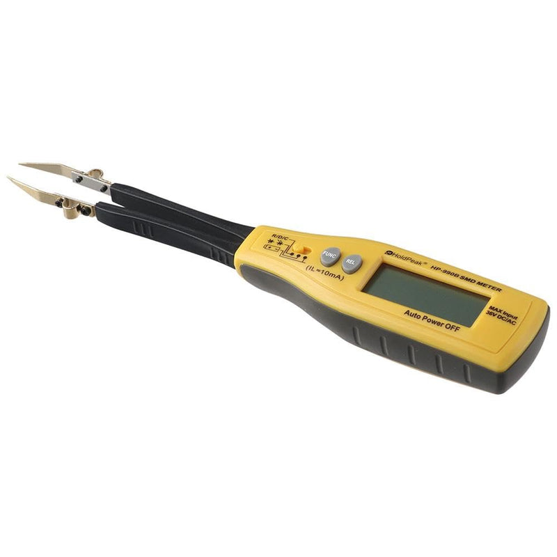 [Australia - AusPower] - FEIYING Handheld Multimeter Tweezer HP-990B Battery not Included Yellow LCR Meters Surface Mount Capacitance Tester 