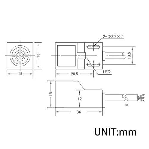 Lzcdelyxiao SN04-P inductive proximity sensor switch, 4mm PNP normally open, 3-wire DC 10-30V, 5-pack
