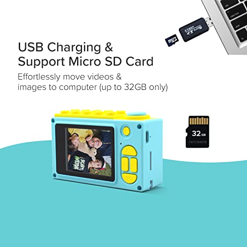 myFirst Camera 2 - Kids Action and Underwater Camera, 8MP 1080P HD Video Blue
