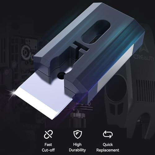Creality 10PCS Filament Cutter Moudle for K2 Plus, 3D Printer Printer Head Quick Replacement and Fast Cut-Off Filament Cutter for K2 Plus, Creality Hi