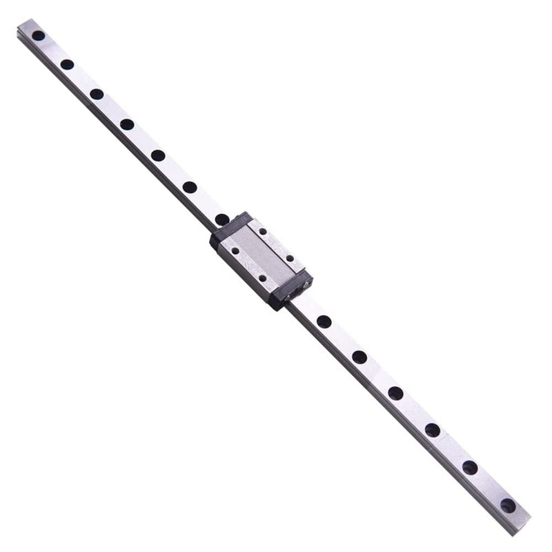 [Australia - AusPower] - Linear Rail Guide MGN9H 250mm miniature Linear Sliding Guideway with 1PCS Linear Sliding Block for CNC Machine and 3D Printer 1 