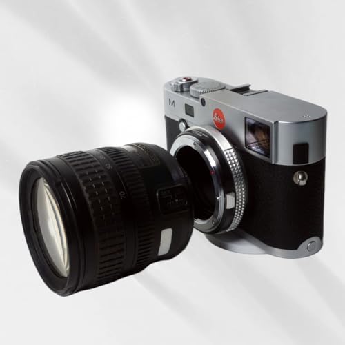 PHOLSY Lens Adapter Compatible with Nikon F (G-Type) Lens to Leica M Camera Nikon G / F to Leica M