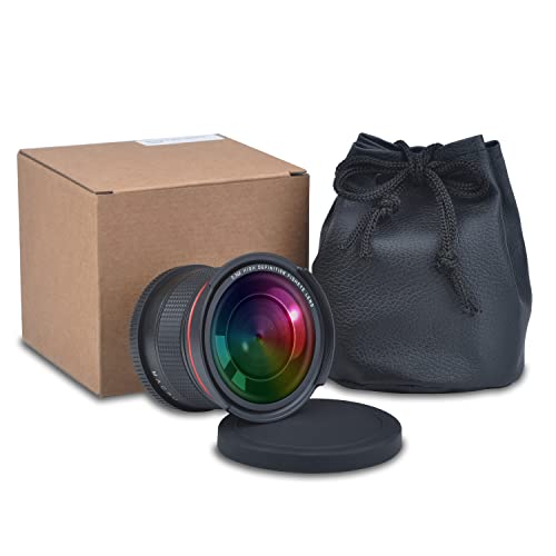 55mm 0.35x Fisheye Wide Angle Lens Macro Portion for Canon DSLR Camera 55MM Thread Lens