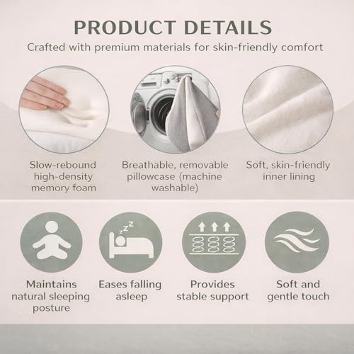 2026 Upgraded Leg Pillow for Side Sleeping with Strap, Knee Pillow Between Legs for Nighttime Sleep, Sciatica Support for Lower Back, Knees, Joints & Spine, Post-Surgery Alignment Pillow