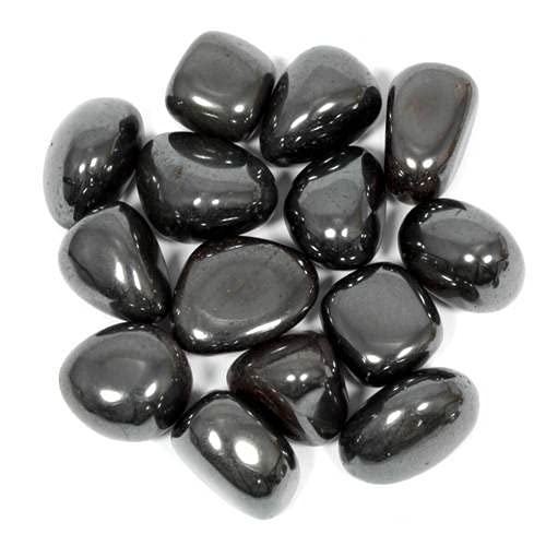 Pachamama Essentials Hematite Tumbled Stone - Healing Stone 10 Pieces