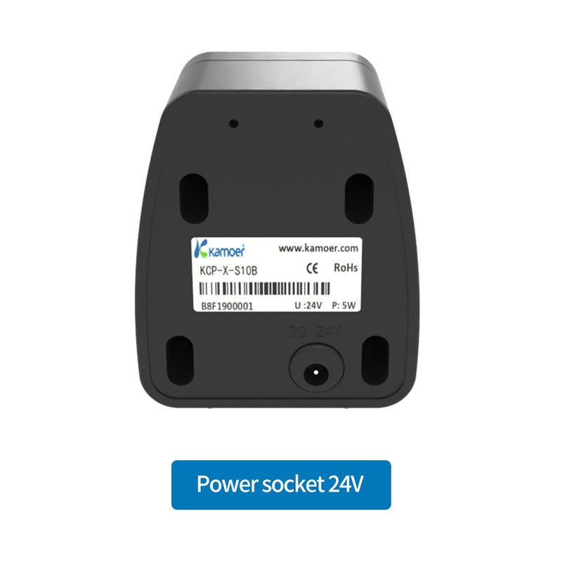 Kamoer KCP-X Mini Peristaltic Pump 24V with Control Low Flow Rate 19-65ml/min Adjustable Speed Liquid Dosing Pump for Aquarium Lab with Power Adapter Silicone Tube