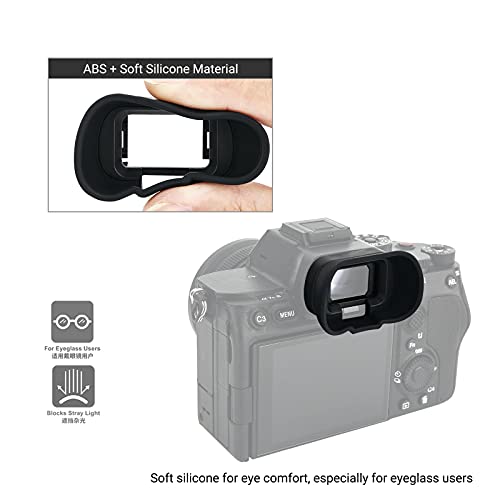 Camera Eyecup + Hard Camera Pouch：Camera Eyecup for Sony with Hard Camera Travel Carrying Case