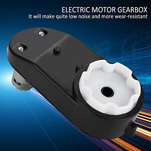 Gearbox with 6V/12V Motor, RS390 Electric Motor Gearbox 6V/12V 12000-20000RPM for Kids Electric Cars and Motorcycles High Speed RS390(6V 18000RPM)