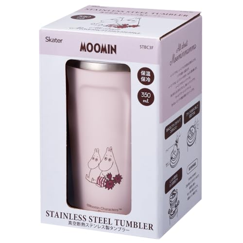 Skater STBC3F-A Coffee Tumbler, 11.8 fl oz (350 ml), Thermal, Cold Insulation, Stainless Steel, Tumbler, Mug, Moomin Moomin Mom