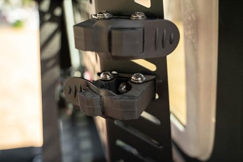 DV8 Offroad universal quick release tool mount, steel and rubber construction