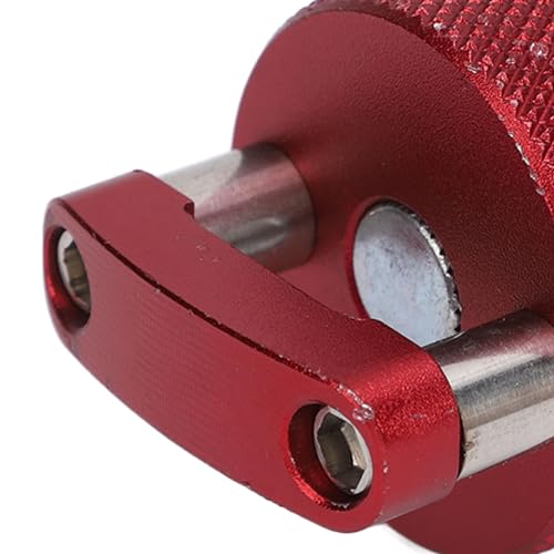 Pissente red M8 1.25 thread hard top quick removal thumb screws, 8-piece set for 2-door and 4-door vehicles