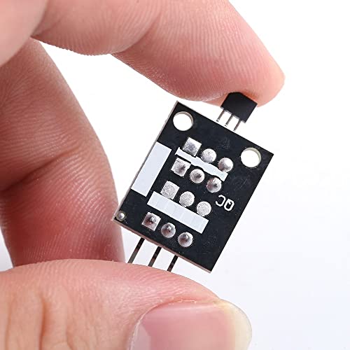 Hall Effect Magnetic Sensor, 10 Pieces KY-003 Hall Effect Magnetic Sensor Module for Speed Counting / Smart Car / Position Detection