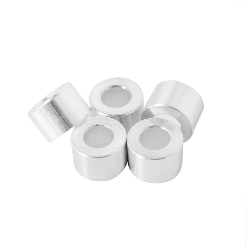 [Australia - AusPower] - Aluminum Spacer 3/4" OD x 3/8" ID x Choose Your Length, Round Spacer Unthreaded Standoff Bushing Plain Finish, Fits screws bolts 3/8" or M10 by Metal Spacers Online (1/2" Length, 10 Pack) 1/2" Length 