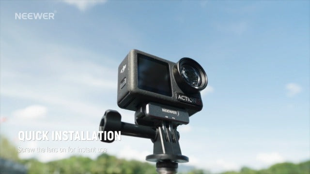 NEEWER Macro Lens Compatible with DJI Osmo Nano/Action 5 Pro/Action 4