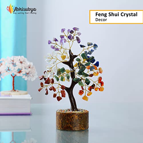 7 Chakra Tree of Life - Aesthetic Room Decor - Crystal Necklace - Nature Decor - Crystal Tree