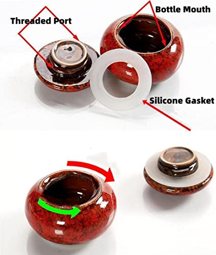 Eidoct Set of 6 Small Urns for Human Ashes Or Pet