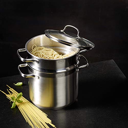 Rosle Stainless Steel Hook Handled Spaghetti Ladle, 7.8-inch Spaghetti (Hooked Handle)