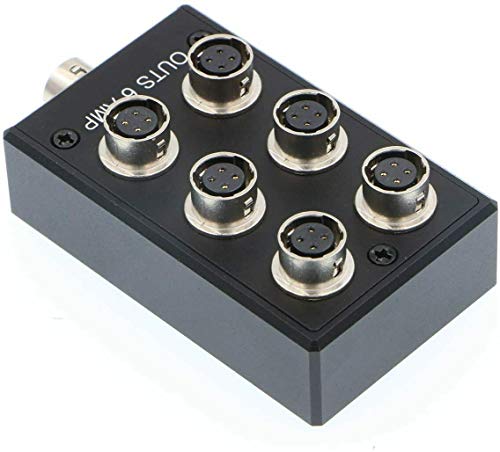 Alvin's Cables 4 Pin Hirose HR10A-7R-4S Splitter Box for Sound Devices 888 833 Zoom F8 Adapter